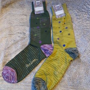 2 pair Robert Graham men’s dress socks